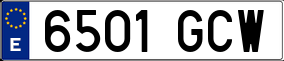 Truck License Plate